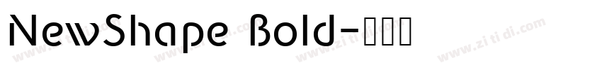NewShape Bold字体转换